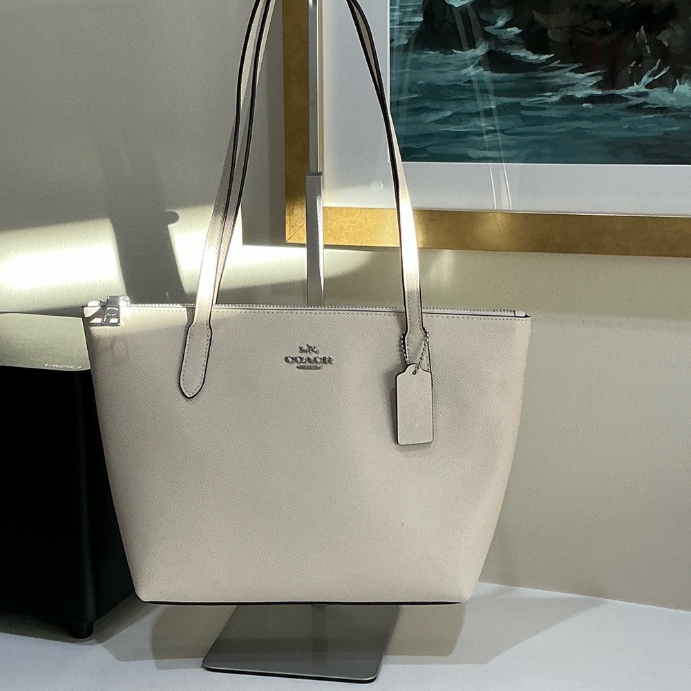 Coach Elegant Cream Tote